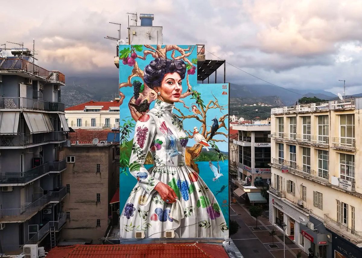 Η τοιχογραφία «Καλαμάτα» του Κλεομένη Κωστόπουλου αναδείχθηκε η καλύτερη τοιχογραφία στον κόσμο για τον μήνα Νοέμβριο 2025