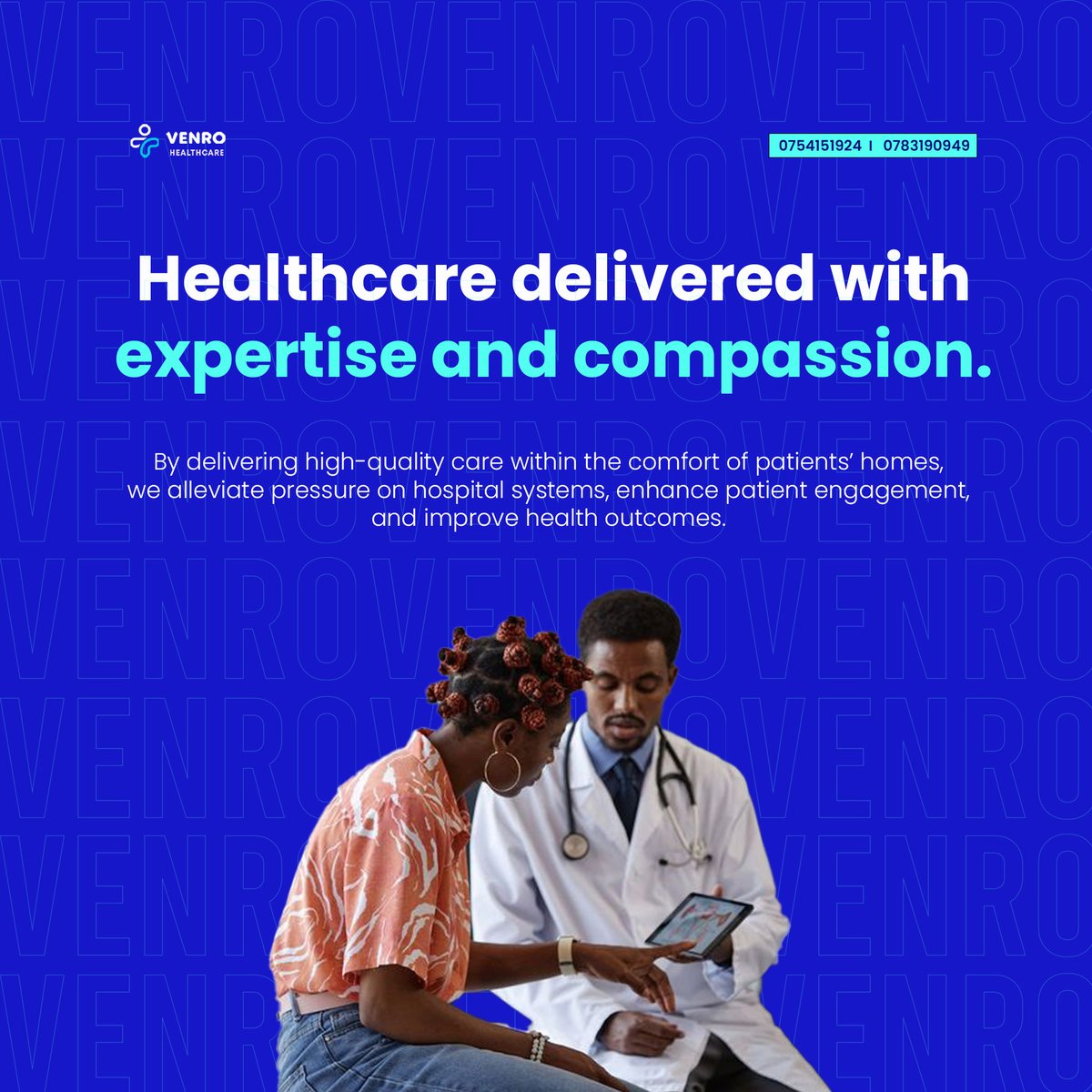 With our personalized approach to healthcare, our skilled nurses visit the patient's residence to administer treatments and monitor their health. #venrohealthcare #venropharmacy