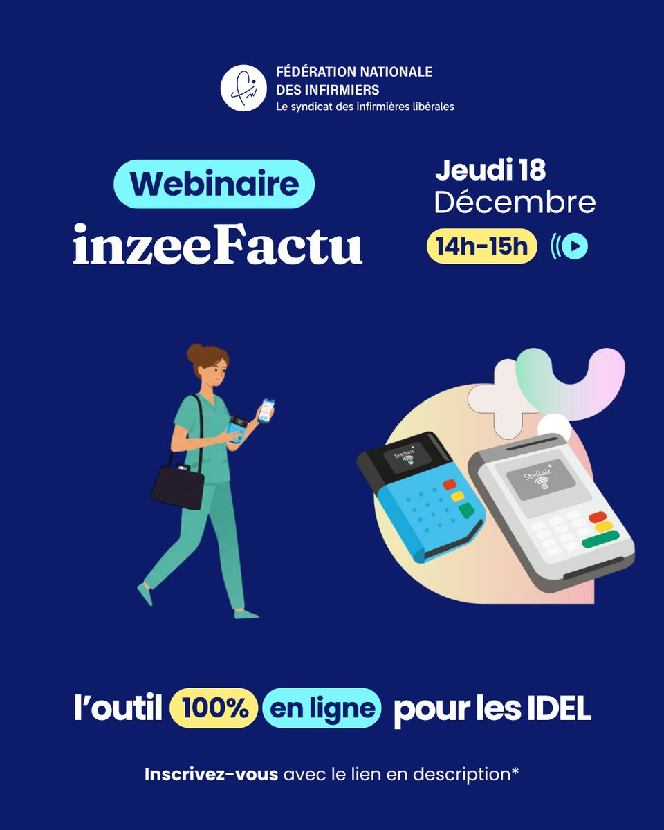 WEBINAIRE GRATUIT : DERNIÈRES PLACES !
Découvrez Inzee Factu, la solution tout-en-un développée avec la FNI pour vous accompagner au quotidien.

✨ Au programme :
✔️ Service 100 % en ligne + lecteur mobile NEO
✔️ Facturation &amp; FSE en mobilité
✔️ Hotline cotation FNI
✔️ Dossiers