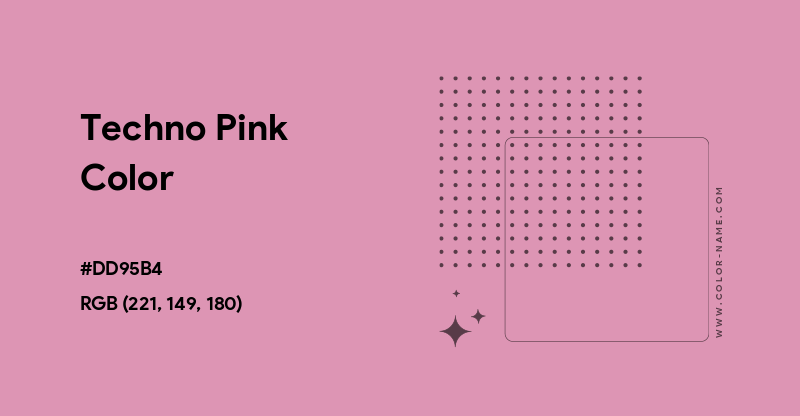 T_comma2613's tweet image. do you guys know that there's a color called 'Techno Pink'?