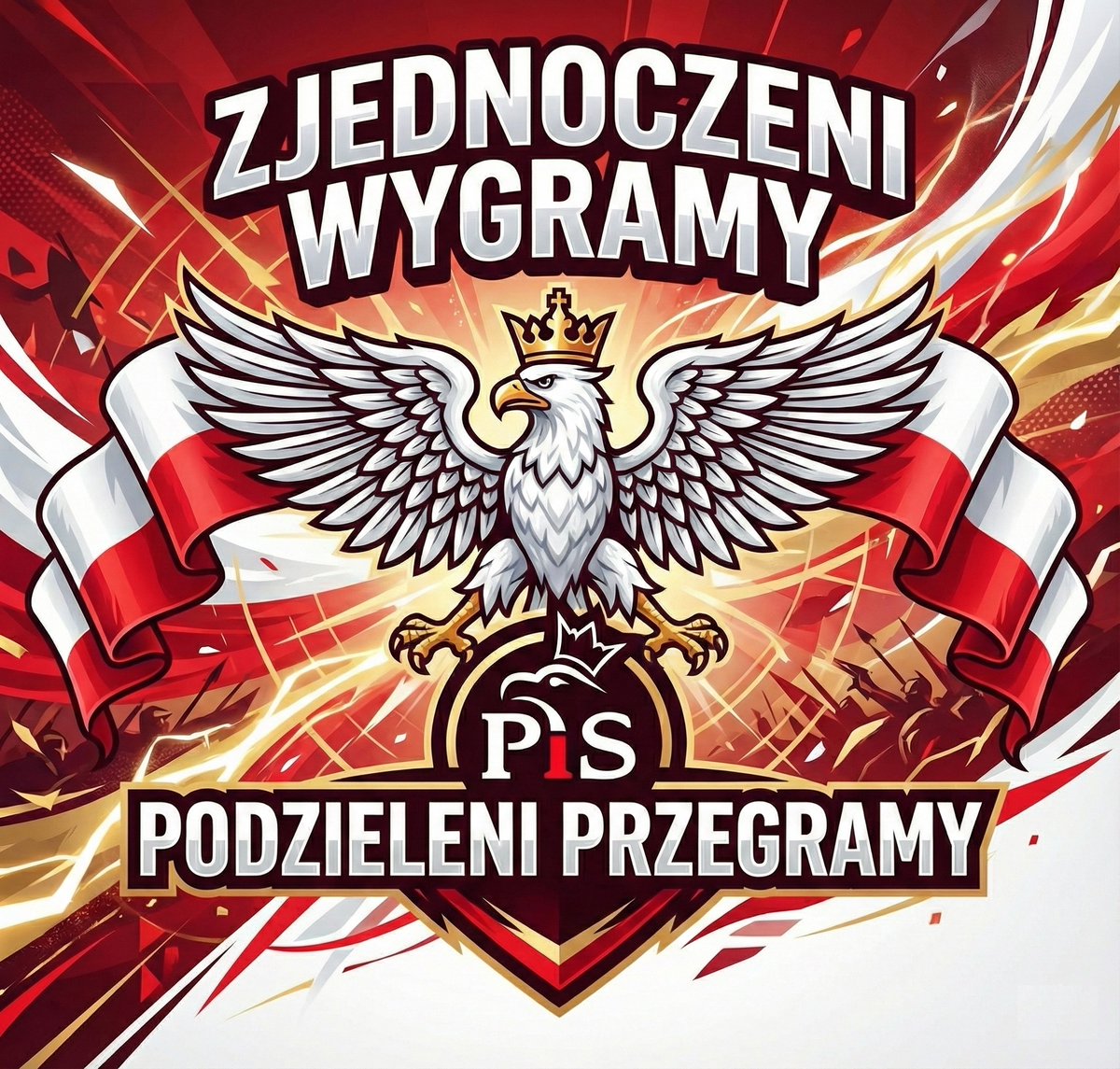 ZJEDNOCZENI WYGRAMY🇵🇱💪 - PODZIELENI PRZEGRAMY!  ZGADZASZ SIĘ? UDOSTĘPNIJ!