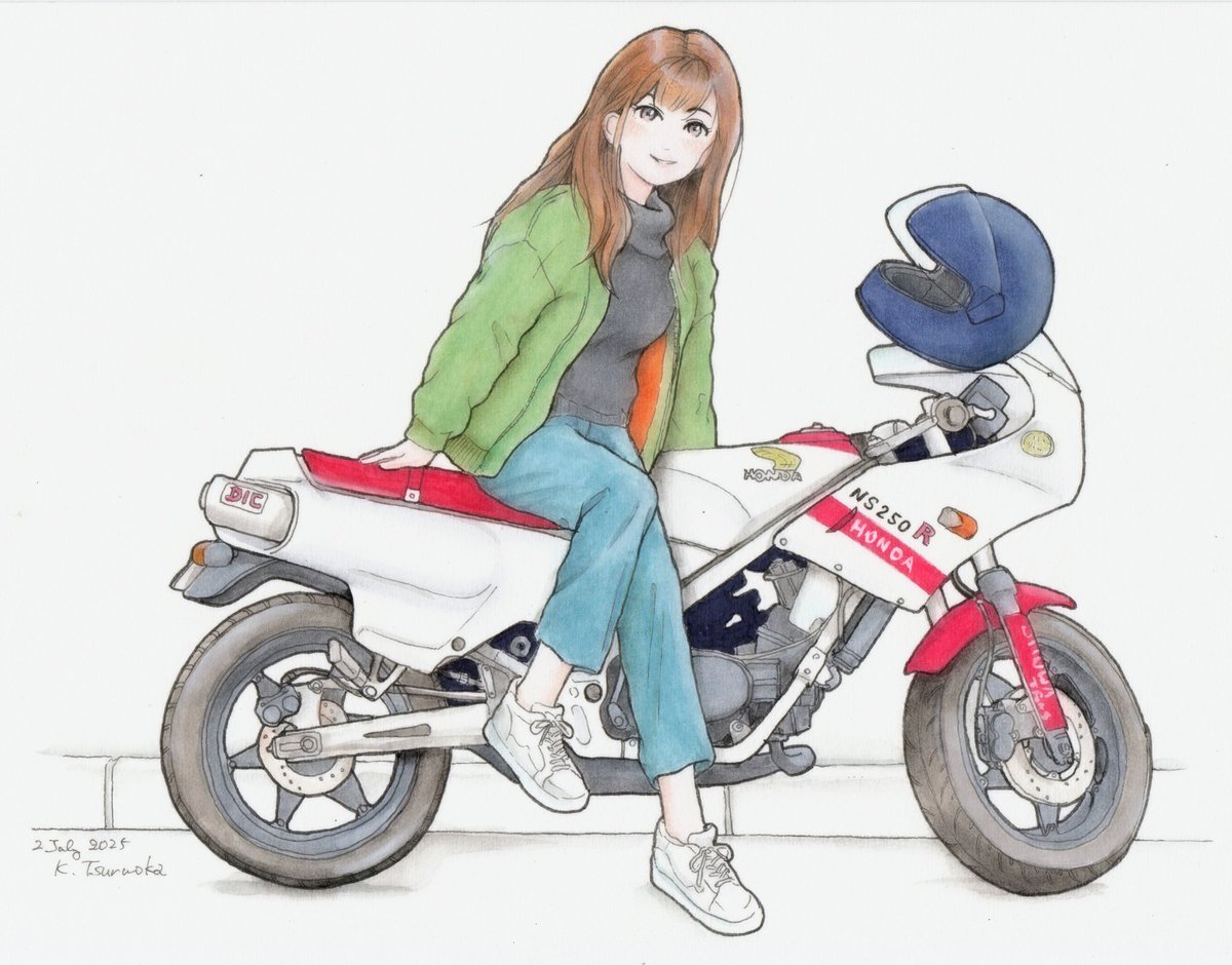 今年も残りわずかなのでお気に入りの4枚を貼る SMサイズの画用紙に描い