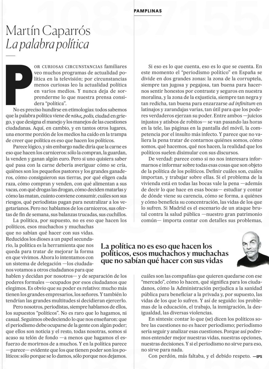 Martín Caparrós tweet media