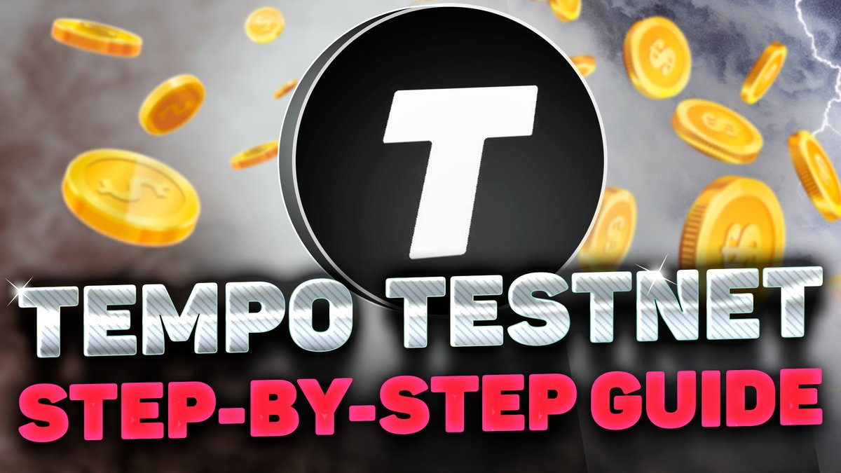 AntonProfiT's tweet photo. 🎞 Tempo Airdrop | Testnet Guide

@Tempo  is an L1 blockchain built specifically for payments: fast transactions, low fees, and native stablecoin support. It’s a blockchain-based payment network, not a general-purpose L1.

💰 The project has raised $500M+ from @paradigm , @sequoia , and other top funds.

🚀 The testnet is live, which means you can become an early user and increase your chances of a future airdrop. A project with this level of funding is definitely worth farming.

📼 Step-by-step video guide: 👉 https://t.co/qdlr9OZdgO

✅ What to do in the Tempo testnet:

1️⃣ Add the testnet network — https://t.co/lGRClJT3gM

2️⃣ Get test tokens — https://t.co/jCLGPkDOC6

3️⃣ Add test tokens — https://t.co/I06rQBDV6Y

4️⃣ Send payments — https://t.co/d3x8enM7NV

5️⃣ Receive payments — https://t.co/LKQ0vJZNAt

6️⃣ Create your own stablecoin — https://t.co/A8FYfrGaVl

7️⃣ Manage fees — https://t.co/SSYZ2aM4xt

8️⃣ Swap stablecoins — https://t.co/5EUTFpbSb2

9️⃣ Add liquidity — https://t.co/8DsAj0fMT6

🔟 Deploy a contract — https://t.co/KJVMD1uqyO

1️⃣ 1️⃣ Create and mint an NFT — https://t.co/BNsauhnmoJ

1️⃣2️⃣ Monitor transactions — https://t.co/Zq062vnhAR

❗️These are the core actions you should complete to get early user status and not miss a potential Tempo airdrop.

❤️ Support the video with a like and a comment

#Tempo #Airdrop #Testnet #Crypto #Web3 #DeFi