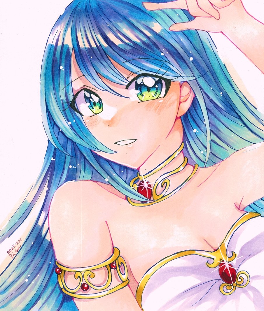 キラキラした絵描いてます！コピックイラストを描くの大好きです