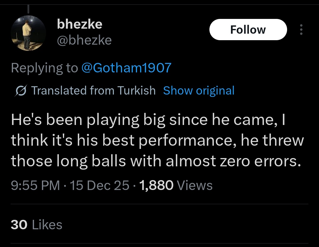 Turkish people experiencing Ederson's passing. 😆😆