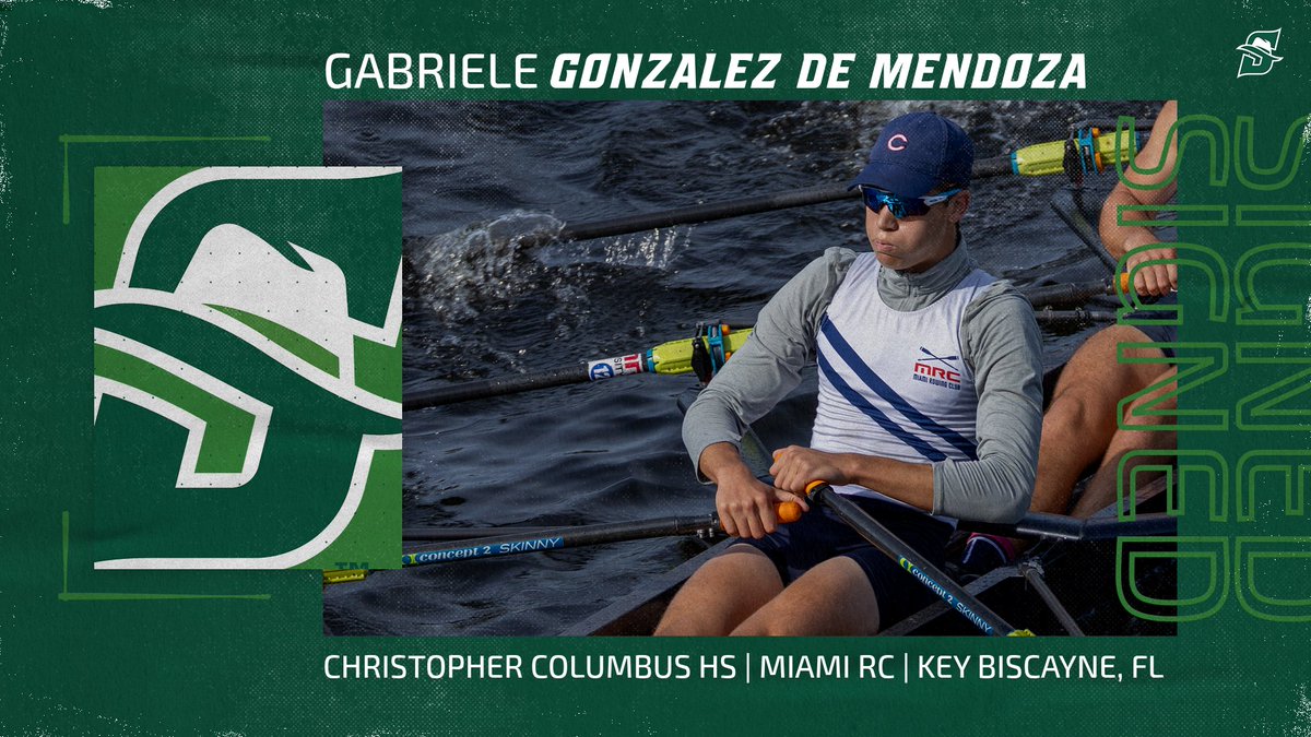 Next up is Gabriele Mendoza from sunny southern Florida! Gabriele is from Key Biscayne and attends Christopher Columbus HS and rows with Miami Rowing Club. Welcome to Stetson!