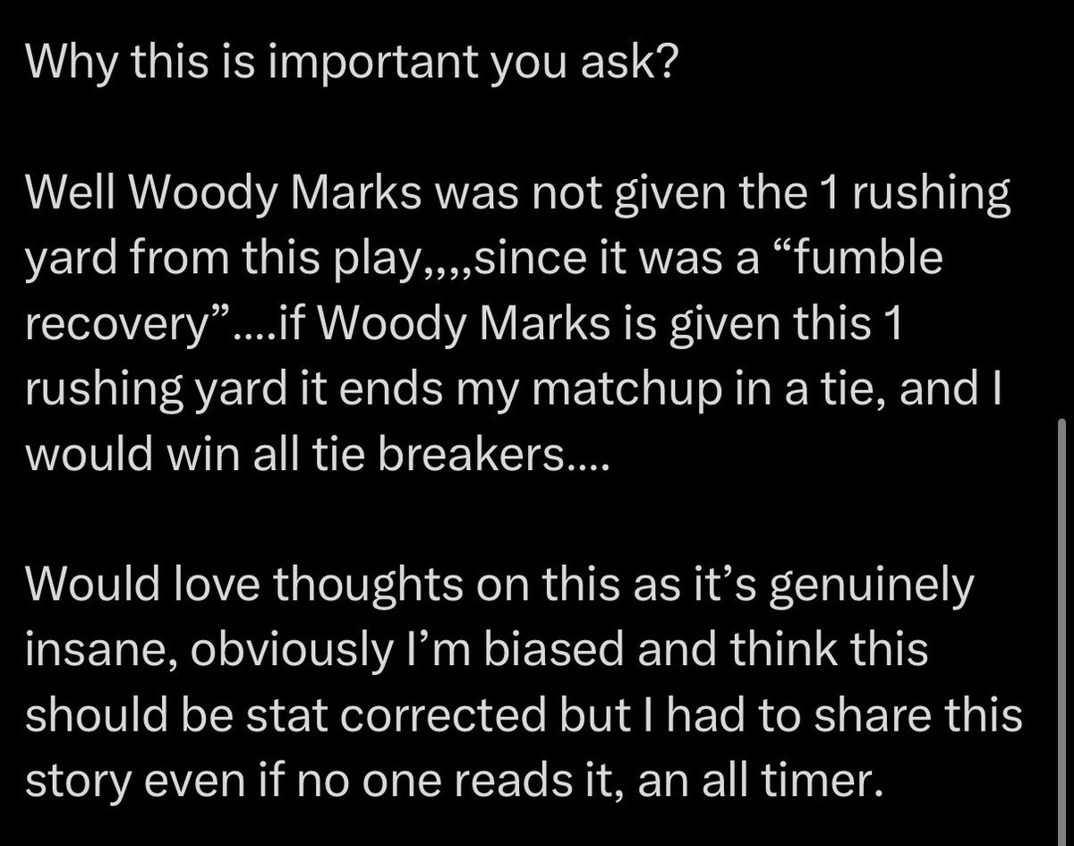 jacksettleman's tweet image. No, this is the WORST fantasy football loss ever

@Kai_Patricelli