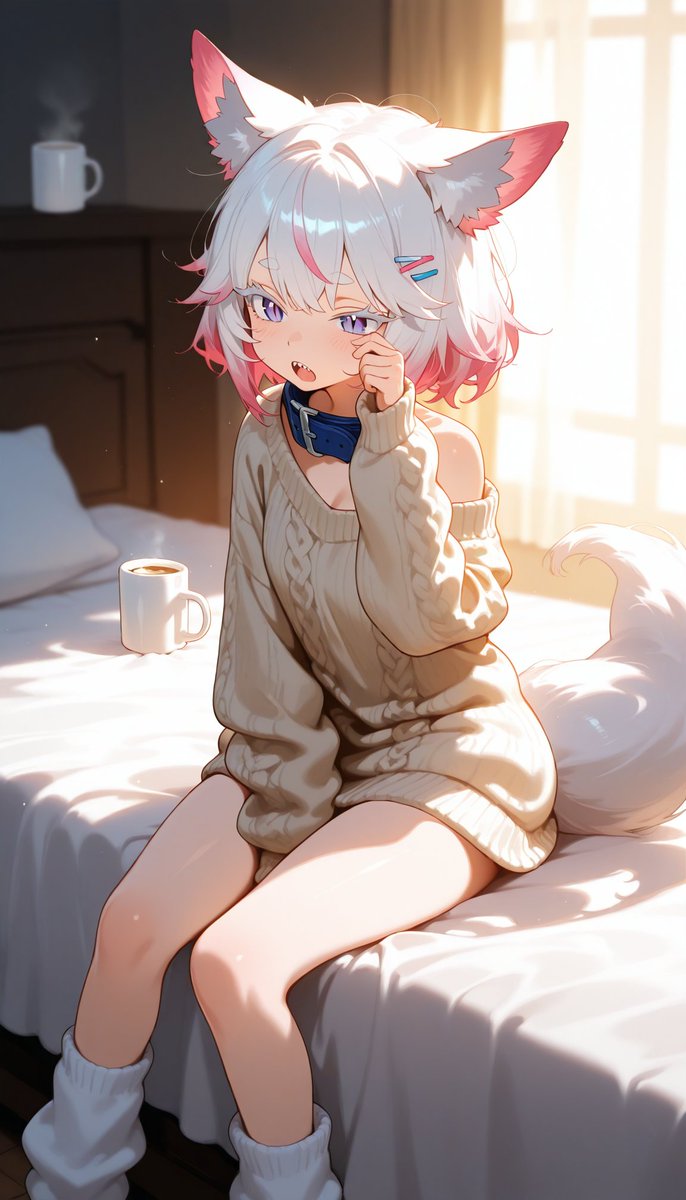 Good morning everyone, wishing you a lovely day!

Slept really well last night, so feeling refreshed and ready to tackle the day!

#AIイラスト #AkagawaShiori #GoodMorning #CoffeeTime