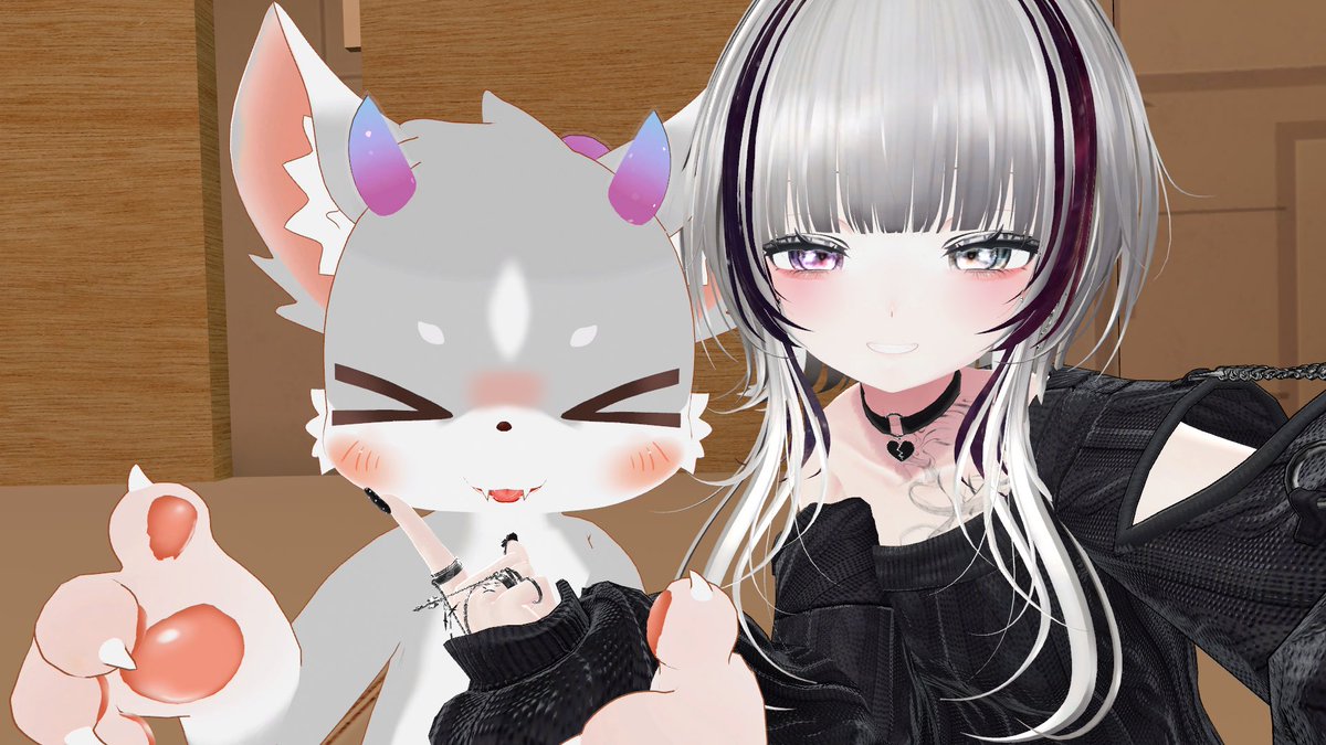 LvReflem's tweet image. VRC始めて今日で1年！！！
一緒に始めたのが懐かしいなリア友よ

@wkpuQgGCDC4SIiA 
#VRChat