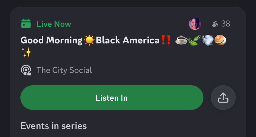 #GMBlackAmerica☀️🖤🇺🇸

Today we’re talking about what structure looks like AFTER disruption.

Not reaction.
Not spectacle.
Stewardship.

We’re starting with a pulse check, then moving into leadership, boundaries, &amp; ancestral wisdom.

🕘 9AM
🎙️GM☀️Black America
The People’s Show!