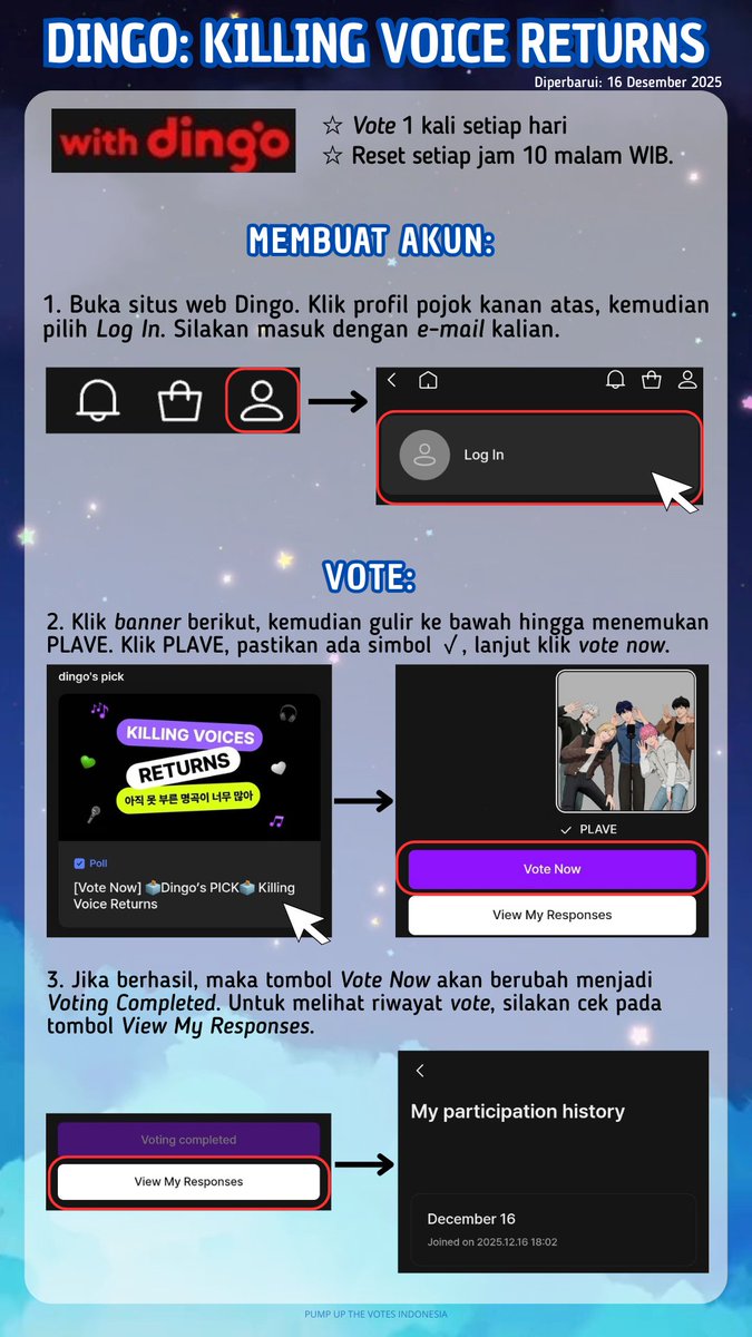 Pump Up The Votes Indonesia tweet media