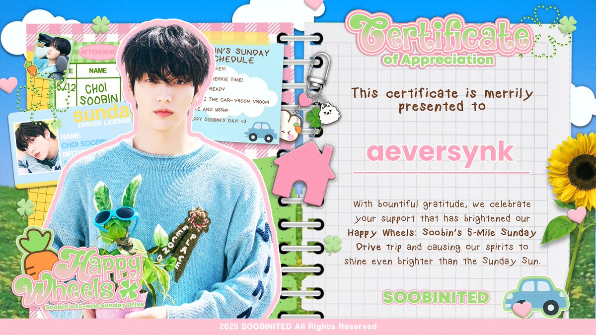 Terima kasih <a href="/SOOBINITED/">일요일 운전자, 𝗖𝗵𝗼𝗶 𝗦𝗼𝗼𝗯𝗶𝗻! 🍀</a> telah mengikut-sertakan kami dalam project ini. Semoga kita bisa bertemu kembali diproject selanjutnya.

Salam, Ever Synk.