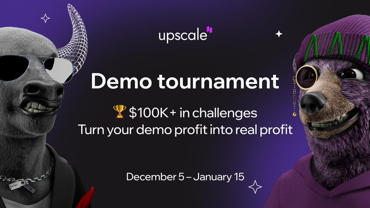 🌟 The demo tournament is still on

It’s been just 11 days since kickoff, and some traders have already reached Funded and claimed real rewards.

There’s still a full month ahead of risk-free competition, where strategy is the only thing that matters 👇