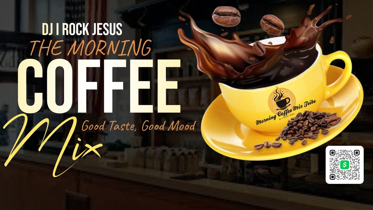Start your day on a high note with DJ I Rock Jesus' Morning Coffee Mix! This uplifting blend is designed to set your morning right with soulful gospel, smooth grooves mixcloud.com/live/djirockje…