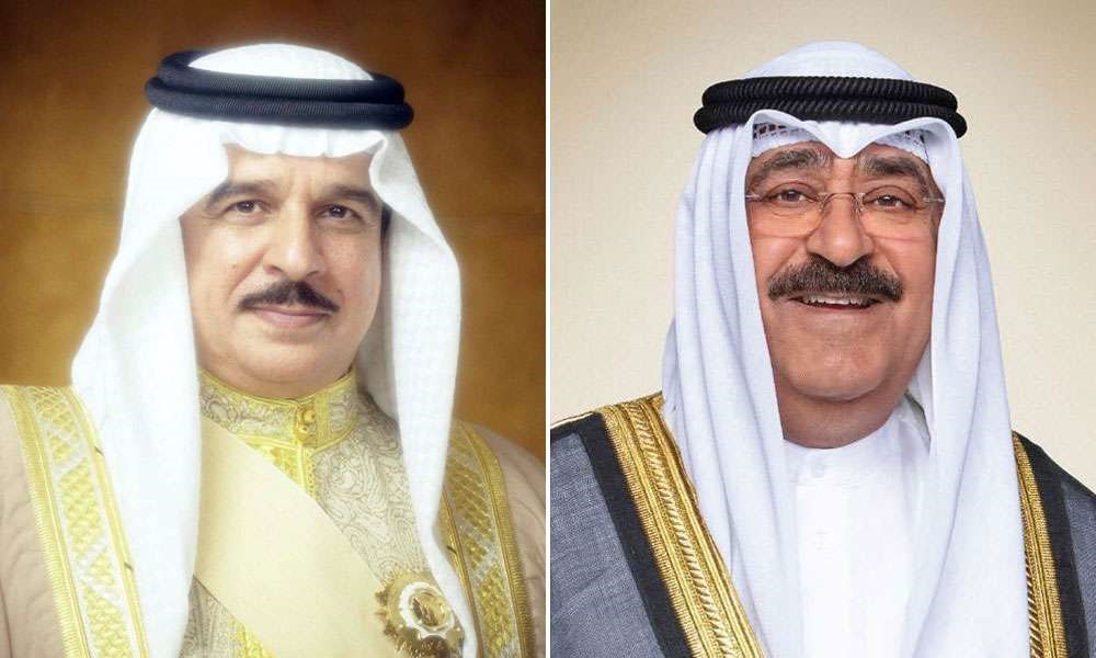 سمو الأمير يهنئ ملك البحرين بالذكرى الـ54 للعيد الوطني والـ26 لتوليه مقاليد الحكم 