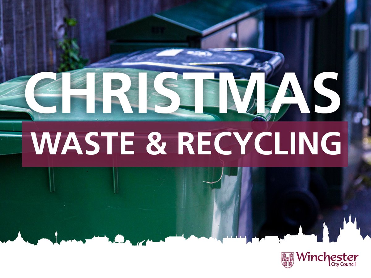 WinchesterCity's tweet photo. 📣 We can send you a bin day reminder by email, so you always catch the crew on the right day - especially when there are changes around bank holidays. Sign up to receive regular bin reminders by email at 👉 https://t.co/tMDTkbflrV (1/2) https://t.co/ocnJgQKUAv