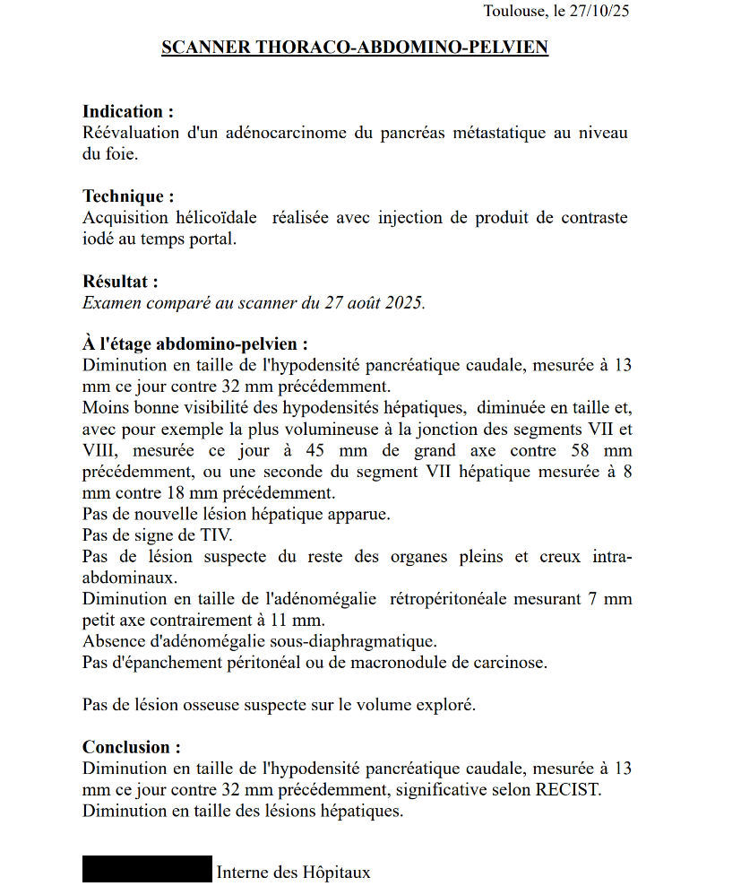 MakisMedicine's tweet image. BREAKING NEWS: IVERMECTIN and FENBENDAZOLE Testimonial - 54 year old man from FRANCE with Stage 4 Pancreatic Cancer to liver: on chemo tumors shrunk 17%, but after 1 month of IVM/FBZ+chemo, tumors shrunk up to 93%!!

One of my MOST IMPORTANT Cancer testimonials and you will see…
