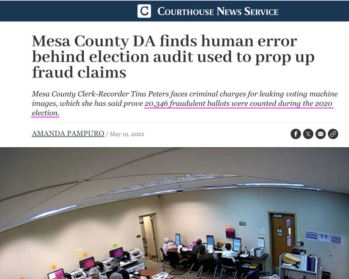 Jude_62's tweet photo. @laralogan Zero Leftists have gone to prison for nine years for election fraud. But the one person who revealed it? They made an example of her. "human error" LOL https://t.co/PznEasnlfa