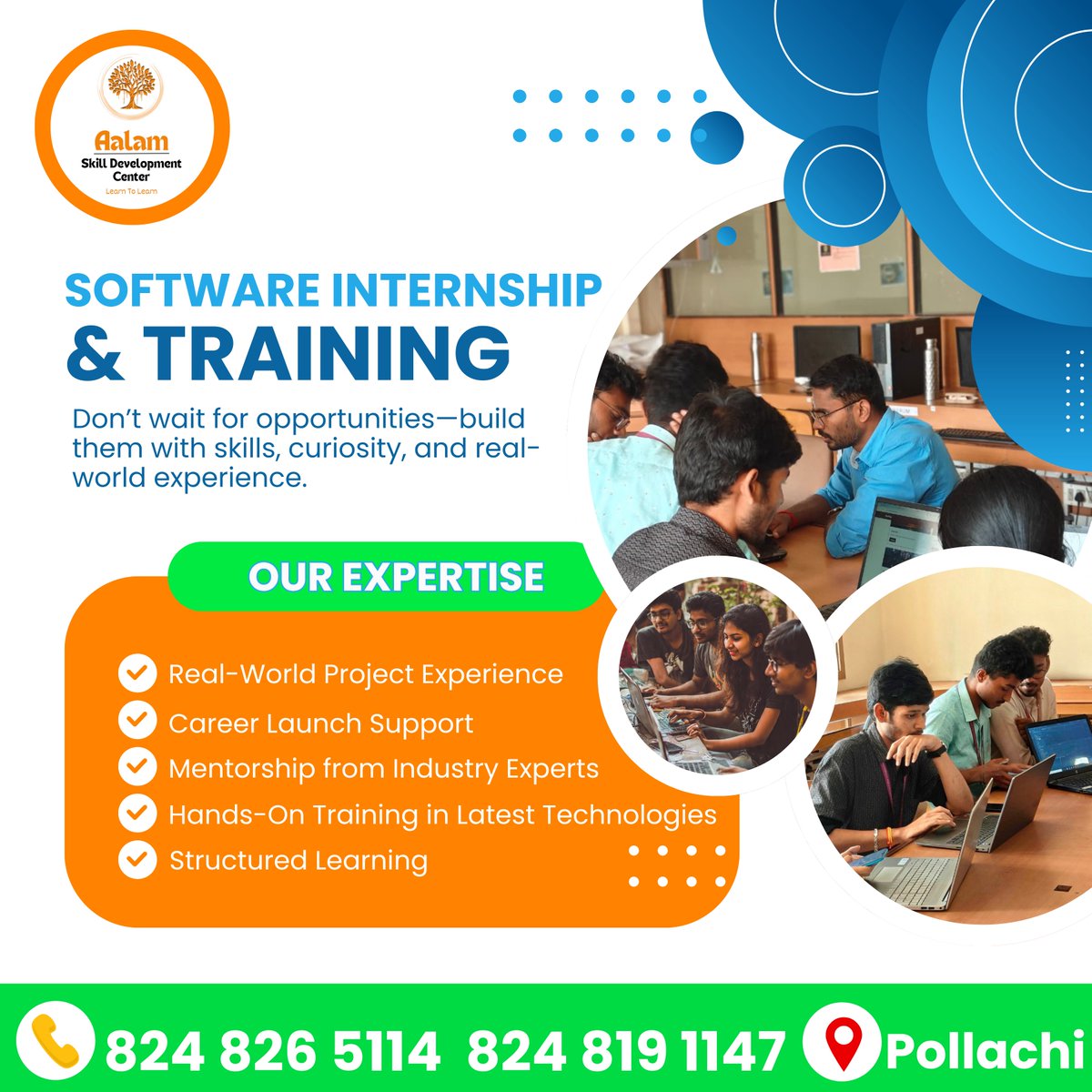 AalamCenter's tweet image. Join our Software Development Internship and transform your ideas into real-world tech skills.
#FutureCoders #HandsOnTech #BuildWithPurpose #NextLevelDeveloper #TechJourney