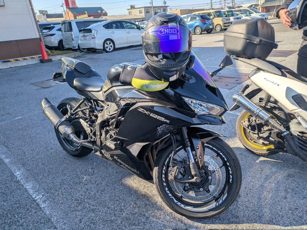 ZX-25Rにおば風防 #ZX25R