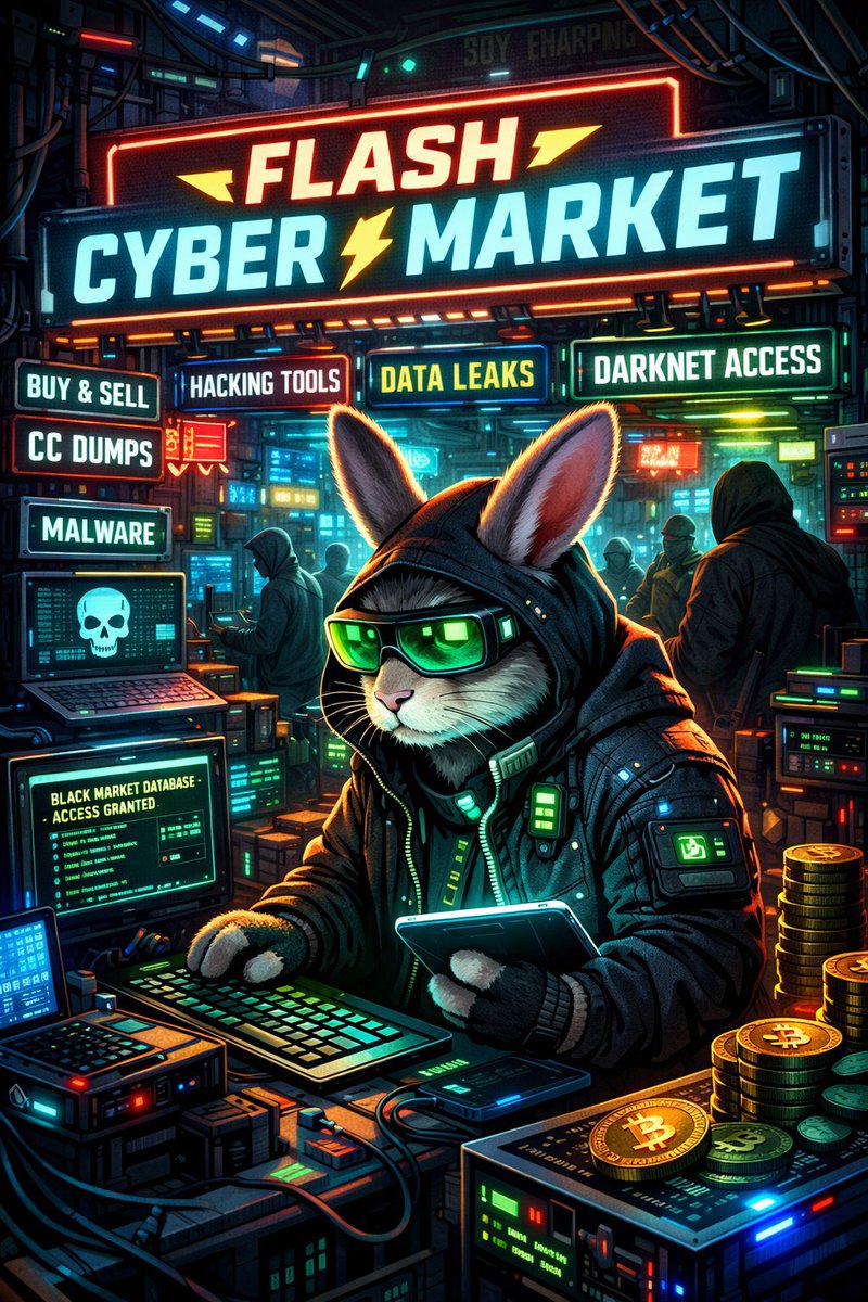 Harmonyweb3's tweet photo. #solana @btc #fcmc Flash Cyber Market is building a secure and transparent digital marketplace focused on real utility, trusted vendors, and long-term growth. No hype — just value, consistency, and trust.
https://t.co/Sxoer6QXd6 https://t.co/IDPyuatAMo