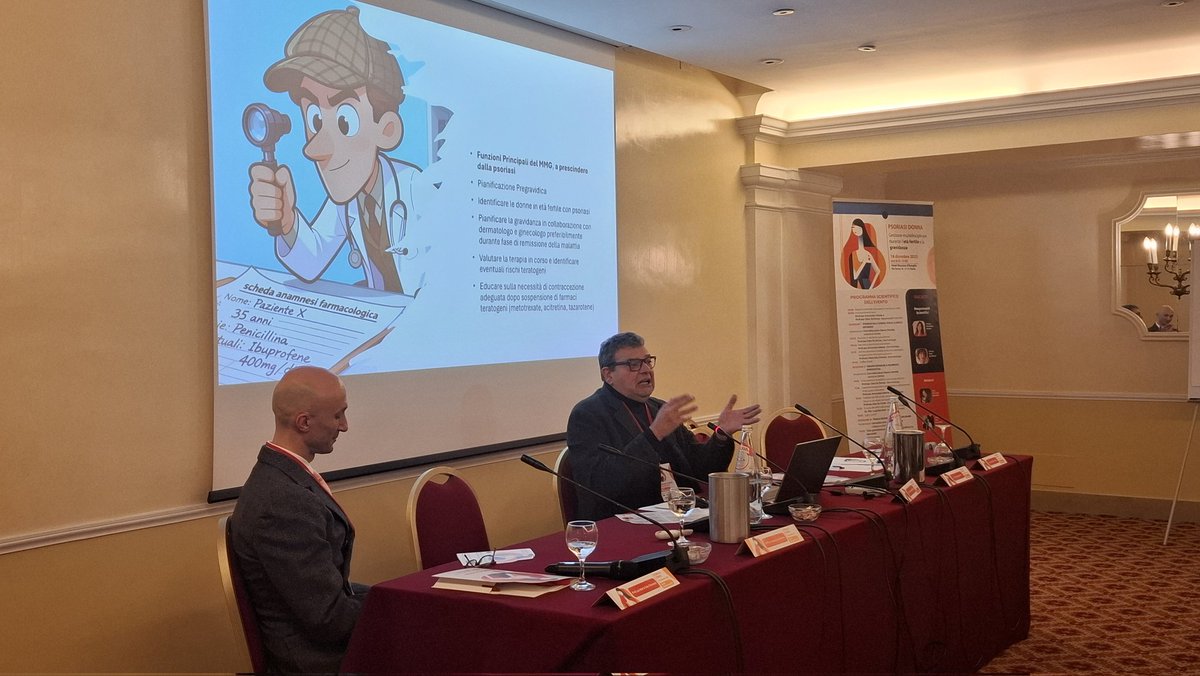 DottNet's tweet image. Il dr.Bartoletti illustra il ruolo del MMG nella presa in carico integrata - Corso ECM Psoriasi Donna #Psoriasi #dermatologia #salutedonna