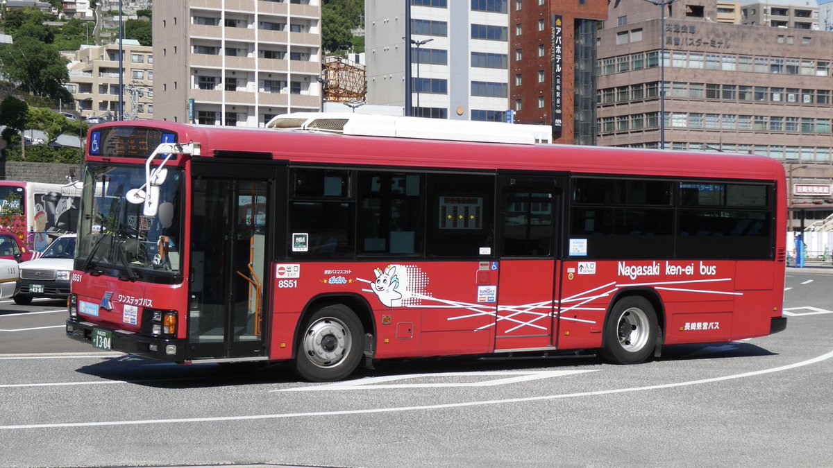 長崎県営バス 7B55 7S61(元 東京都交通局) 8S51(元 京浜急行バス) S152