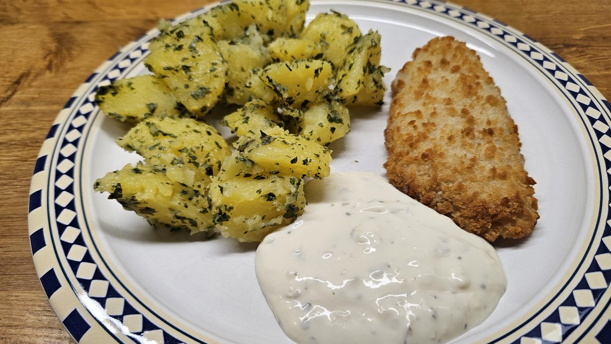 Wie wäre es mal wieder mit Fisch, ok. Mahlzeit 😋