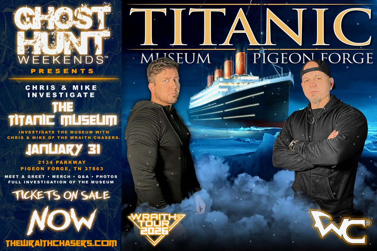 Just TEN spots left for TITANIC! 👻