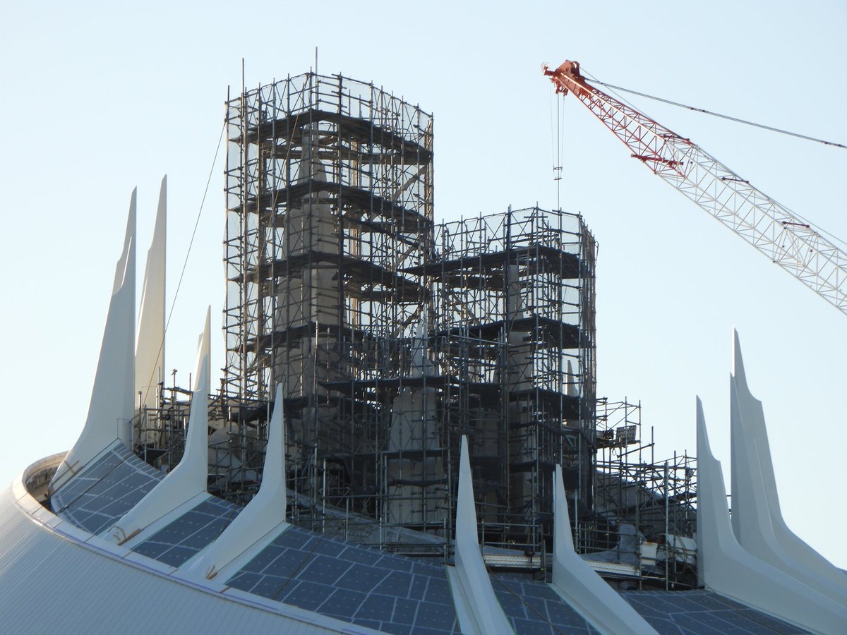 Loving the progress being made on the all new Space Mountain at