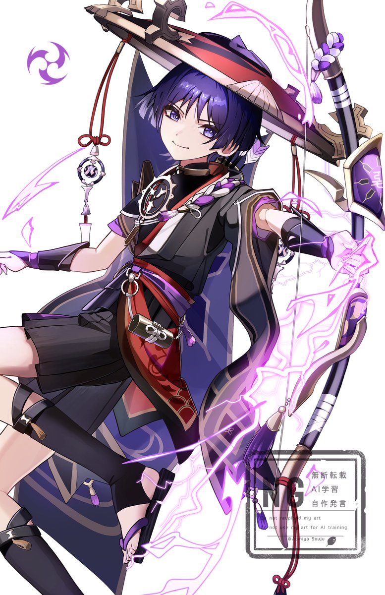 soujuoekaki's tweet photo. 散兵/傾奇者　持ち武器if
#wanderer #scaramouche https://t.co/vPsvxbiqkx