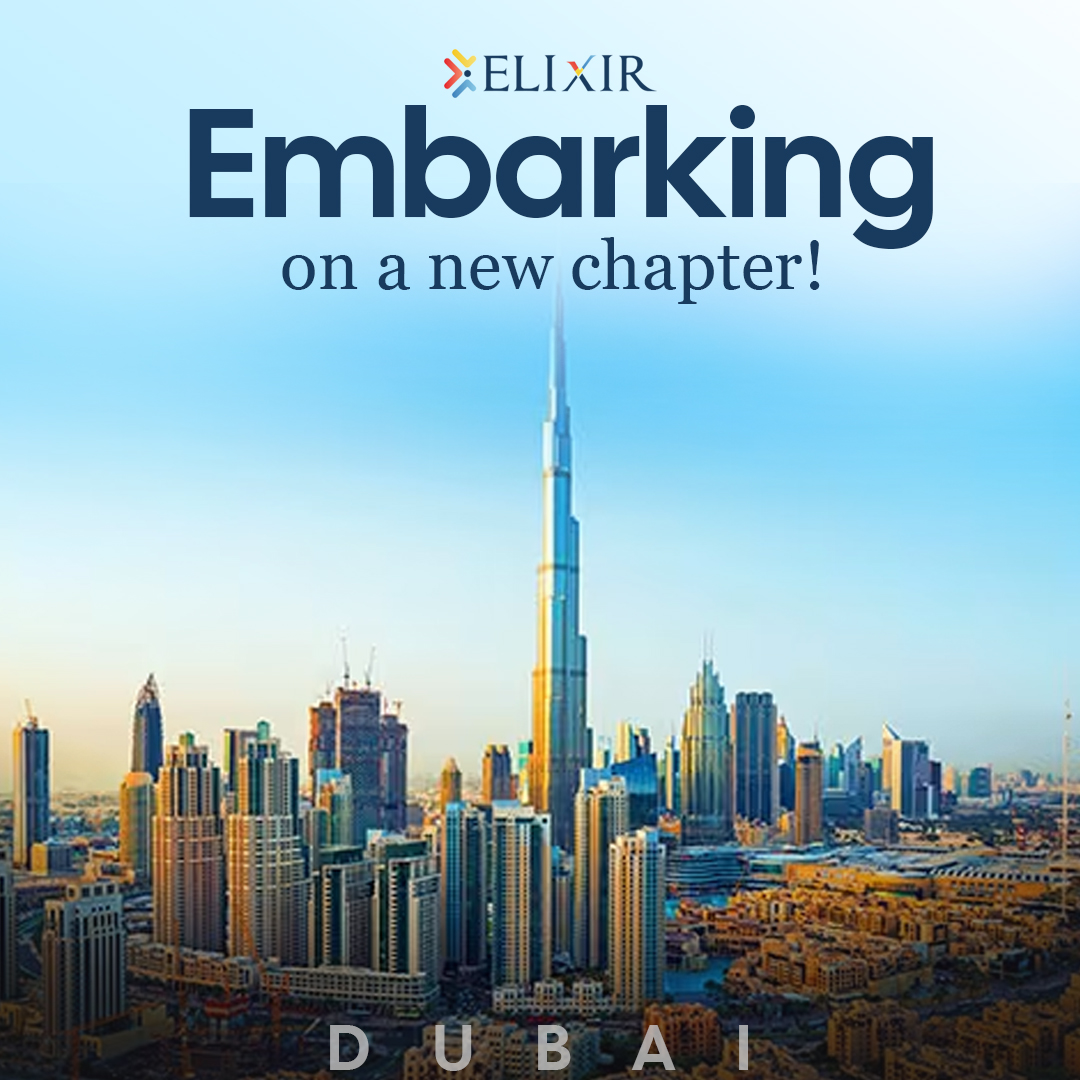 Elixirglobal_'s tweet photo. Elixir is going global
A milestone in our journey, with a new office opened in #Dubai. An honour to form global partnerships and expand our clientele. 
It’s time to skyrocket our services and build better. 

#ElixirGlobal #ElixirGoesGlobal #GlobalExpansion
#DubaiOffice https://t.co/rgJXK3y37d