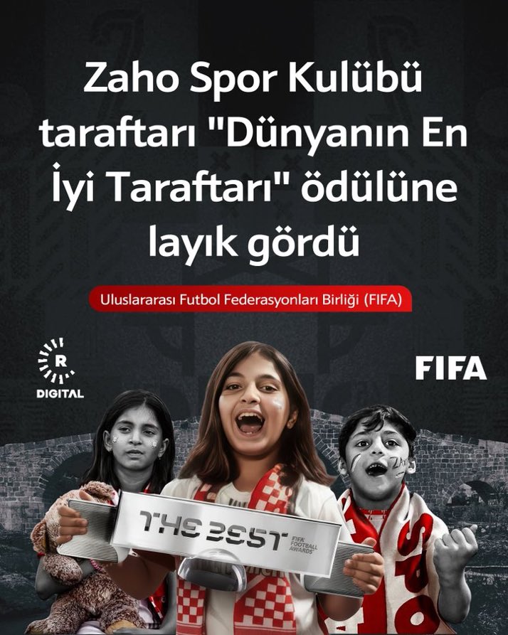 GamginYildirim's tweet photo. FIFA duyurdu: Dünyanın en iyi taraftarı #Zaho oldu.
Tebrikler #Zaho https://t.co/kZ9uqswDHu