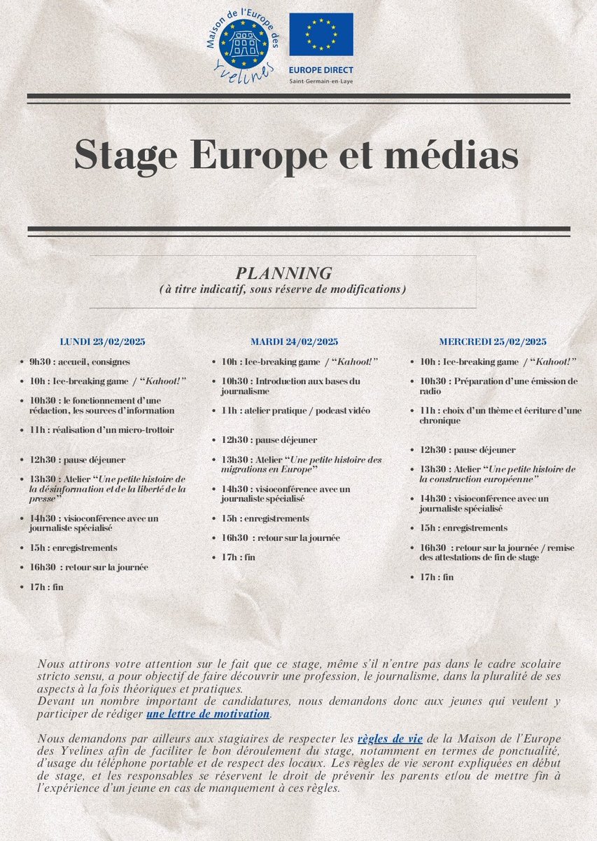 Maison de l'Europe des Yvelines - Europe Direct tweet media