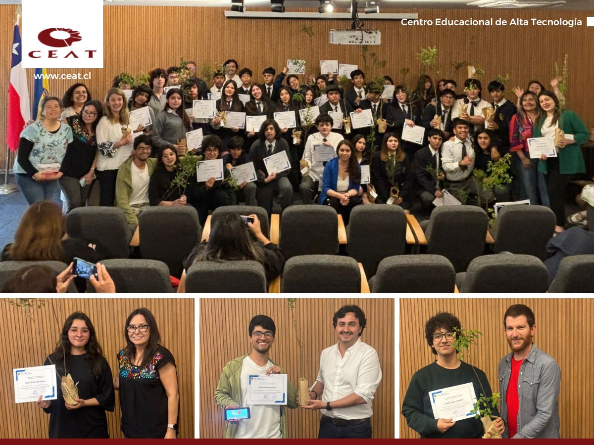 Nuestros egresados Vicente Martínez y Camilo Opazo, junto a la estudiante Emilia Uribe, participaron en el curso Forjadores Ambientales de la UDEC, fortaleciendo la educación ambiental, el desarrollo sostenible y nuestro sello verde. 🌱♻️
