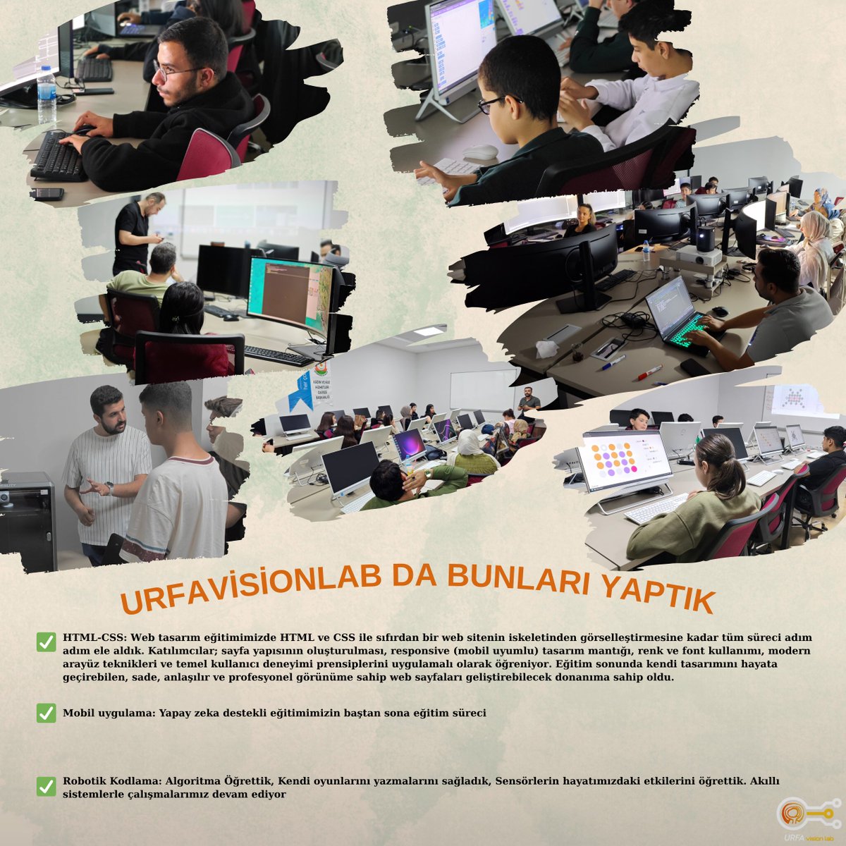 Urfavisionlab’da durmak yok! 🔥
Bunları yaptık, sırada çok daha fazlası var!
<a href="/sanliurfabld/">Şanlıurfa Büyükşehir 🇹🇷</a> 
#yazılım #tasarım #inovasyon #kodlama #mobiluygulama #sanliurfa