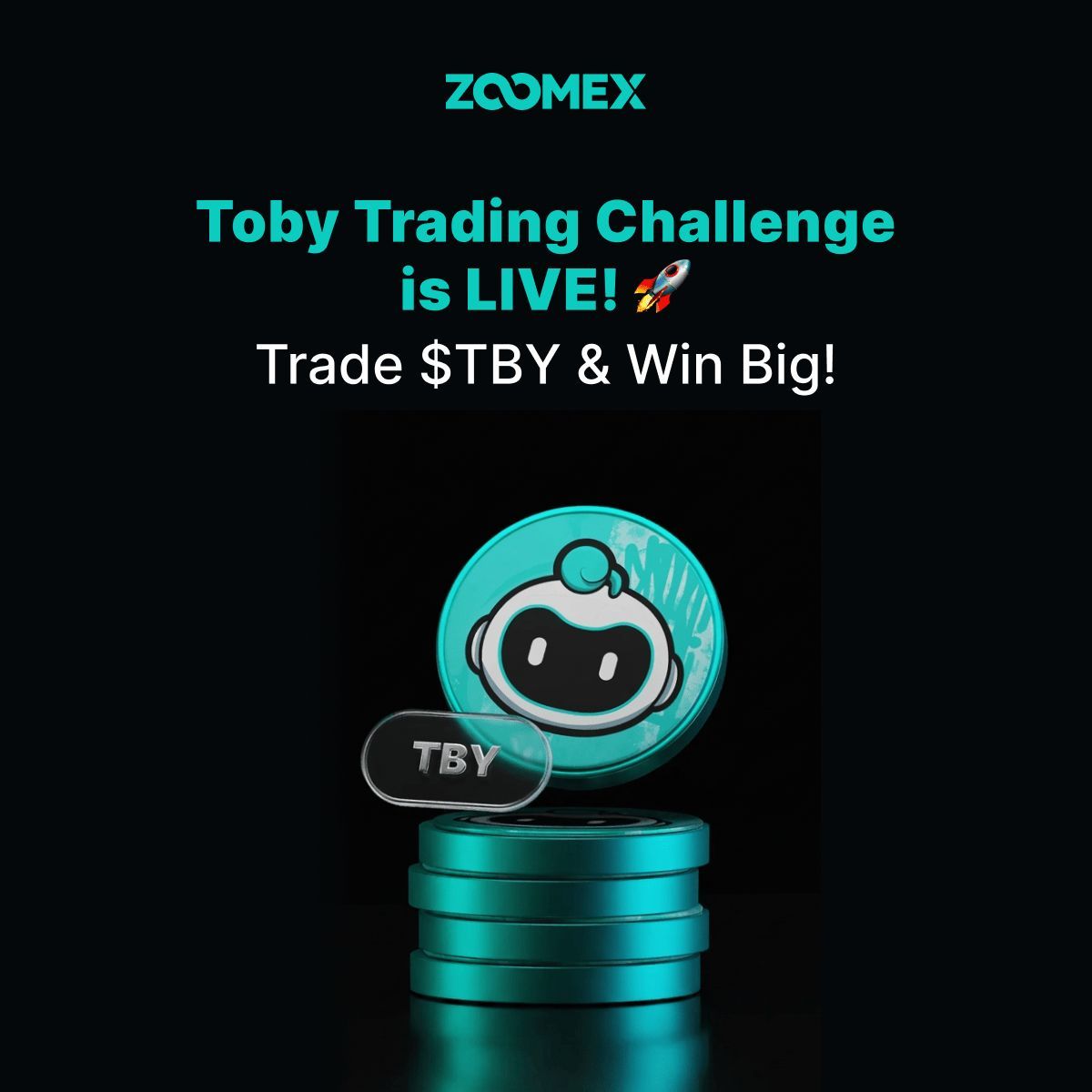 🔥 $TBY Trading Challenge + Giveaway!

Trade $TBY/USDT on Zoomex, climb the leaderboard, and compete for Top 50 rewards.

👉 Join the trading challenge: i.zoomex.com/1Iabadk1

🎁 Giveaway (20 Winners!)
1️⃣ Follow @ZOOMEXOfficial &amp; <a href="/TobyZoomex/">Toby</a>
2️⃣ Like &amp; Repost 
3️⃣ Comment your