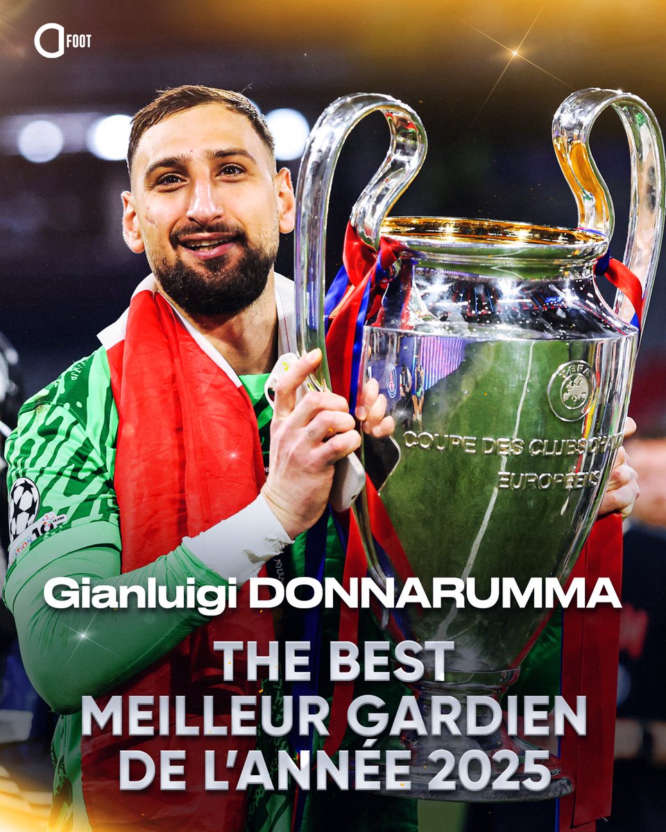 ActuFoot_'s tweet image. 🚨 OFFICIEL ! 𝗚𝗜𝗔𝗡𝗟𝗨𝗜𝗚𝗜 𝗗𝗢𝗡𝗡𝗔𝗥𝗨𝗠𝗠𝗔 🇮🇹 𝗘𝗦𝗧 𝗘́𝗟𝗨 𝗠𝗘𝗜𝗟𝗟𝗘𝗨𝗥 𝗚𝗔𝗥𝗗𝗜𝗘𝗡 𝗗𝗘 𝗟’𝗔𝗡𝗡𝗘́𝗘 𝗔𝗨 𝗧𝗥𝗢𝗣𝗛𝗘́𝗘 "𝗧𝗛𝗘 𝗕𝗘𝗦𝗧" ! 🏆🧤 #TheBest