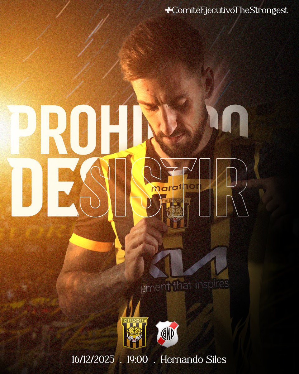 Cuando duele, se alienta más fuerte.
Cuando cuesta, se juega con el alma.
Prohibido Desistir. 🖤💛🐯
#Matchday #VamosTigre #ComitéEjecutivoTigre #ComitéEjecutivoTrabajando