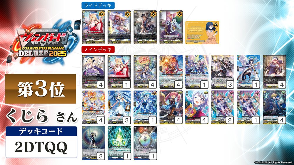 週ヴァン】 🏆ヴァンガード チャンピオンシップ #デラックス 2025