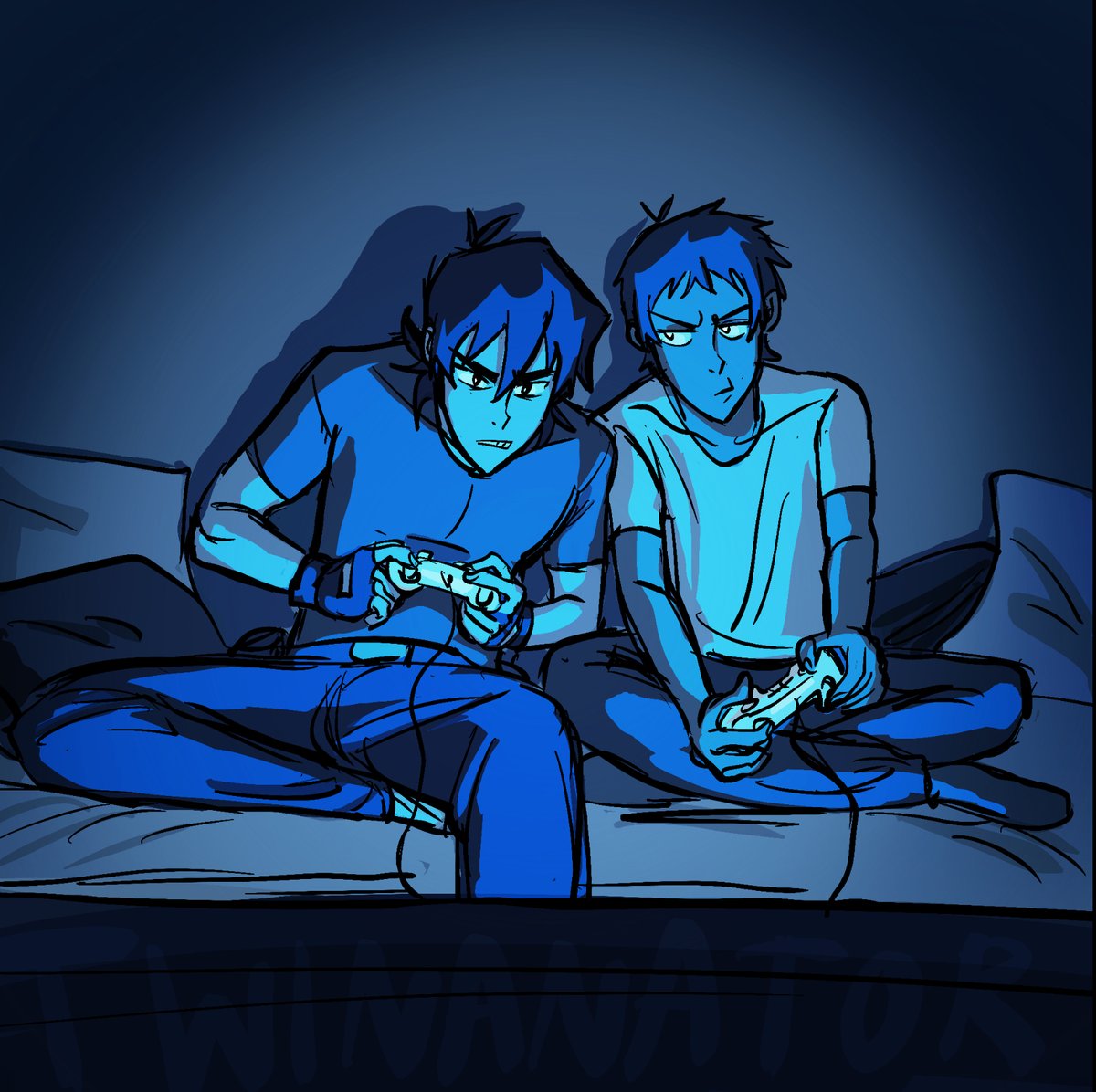 twinanator's tweet image. voltron art style

#klance #Voltron #vld