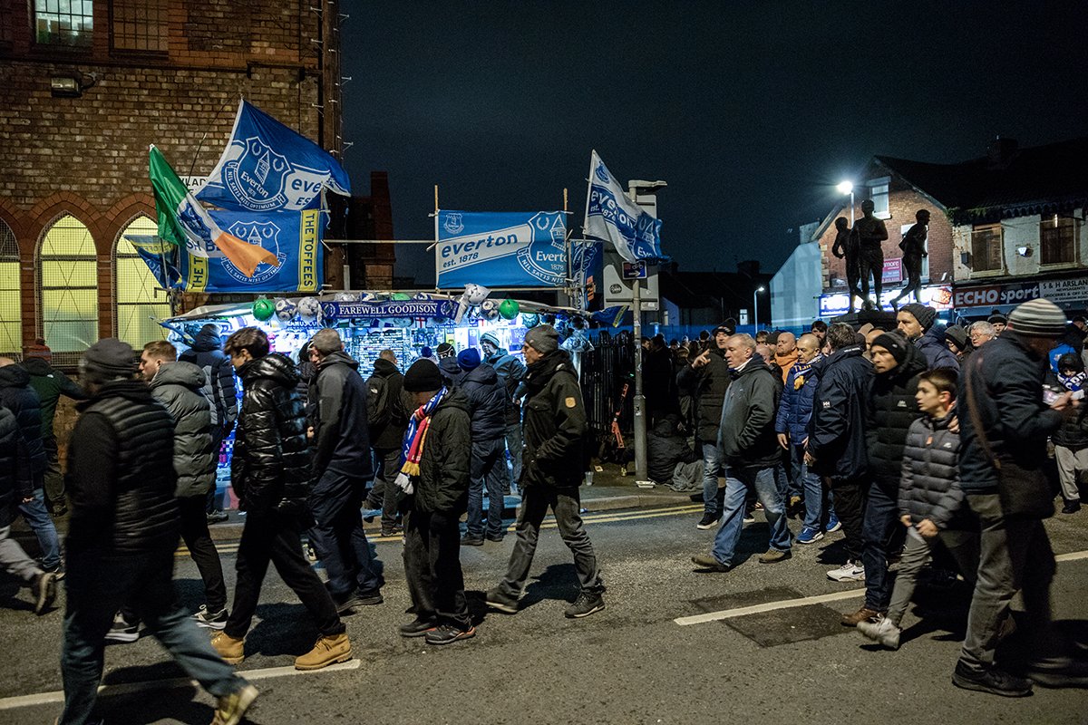 ONWARD, my book documenting the streets around Gooodison Park over the final seasons at Everton's former home.
200+ images across 152 pages, paperback, 21cm x 28cm
£20 + delivery, the book can be bought from me directly and several shops around Liverpool
briansaylephotography.co.uk/onward