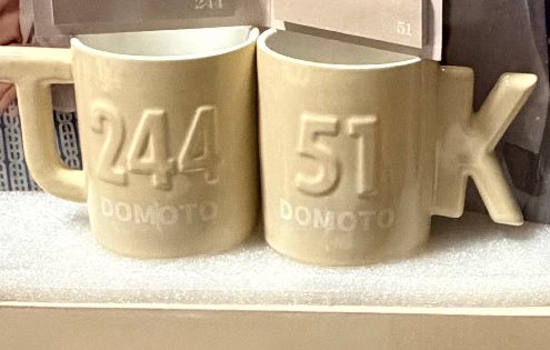 DOMOTO_FanMeeting2025 のオフィシャルグッズ ペアマグカップのお話