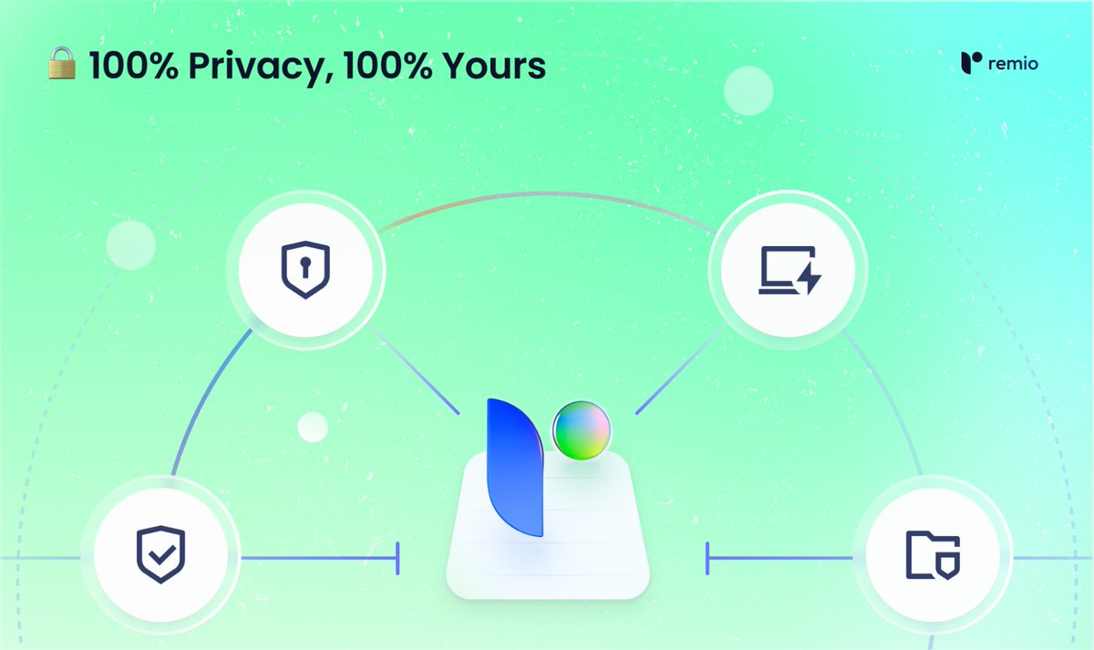 Ronycoder's tweet image. 🔒6. 100% Privacy, 100% Yours

Stop worrying about your sensitive data in the cloud. remio is “Local First” by design. All your information is kept on your device, and for ultimate control, you can Bring Your Own Key (BYOK) to encrypt everything. Your memory remains completely…