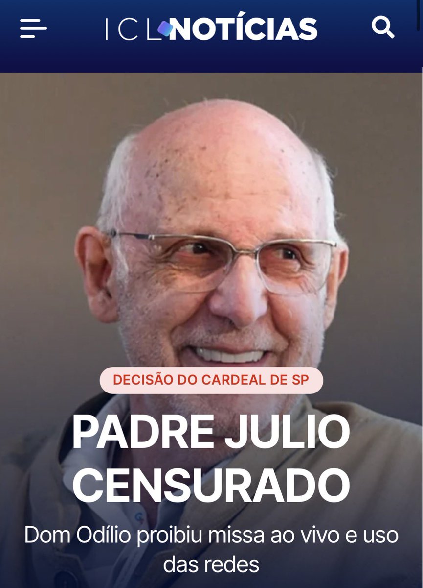 Isso aqui  que tem que ser destaque:

Dom Odilo transfere padre Júlio Lancellotti de paróquia e veta uso das redes.

Padre Júlio está sofrendo repressão e ninguém está dando a devida atenção.