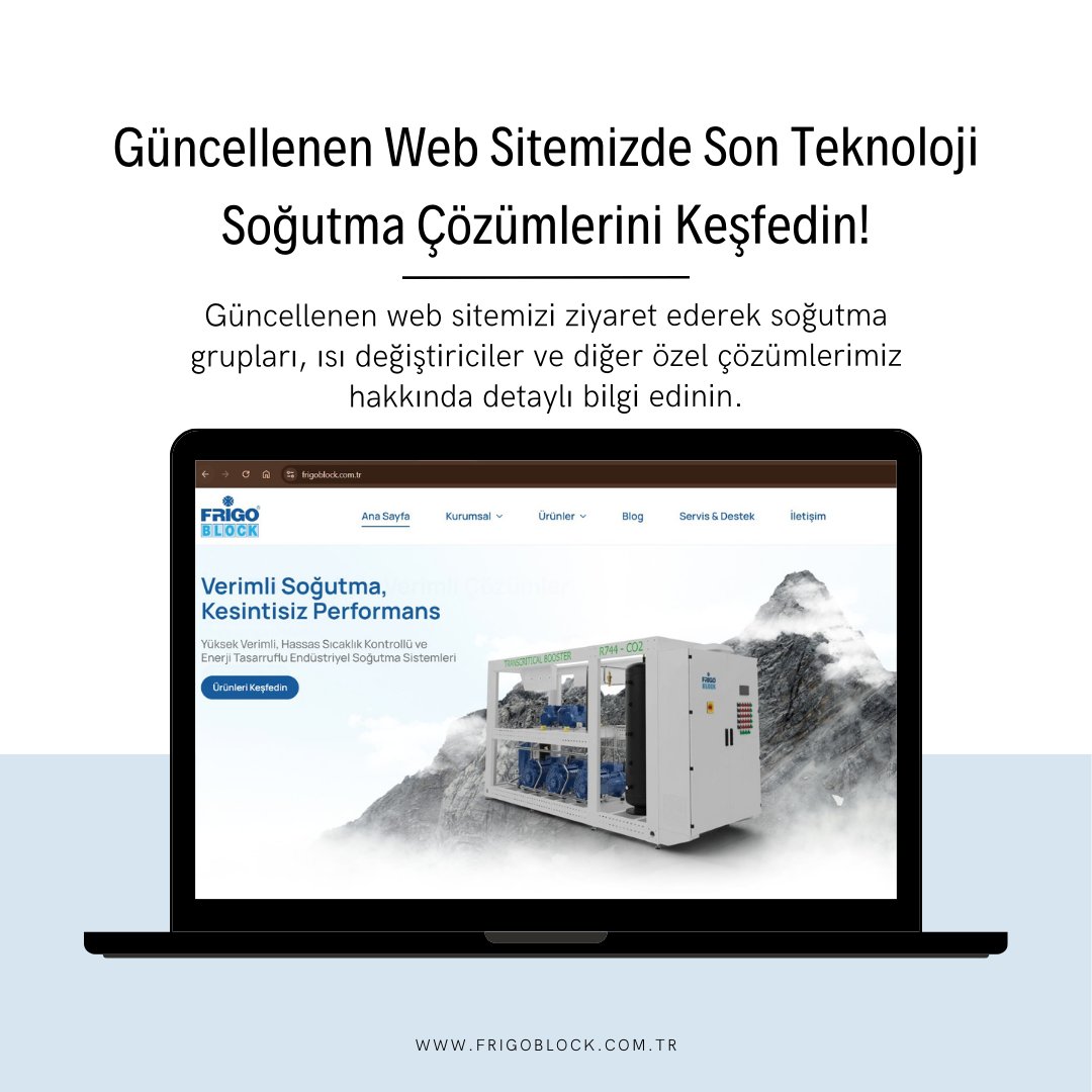 FrigoBlockTR's tweet photo. Web sitemizi yeniledik!

Frigoblock’un endüstriyel soğutma çözümlerini, ürün gruplarını ve sektöre özel sistemlerini artık daha kullanıcı dostu bir deneyimle keşfedebilirsiniz.

🔗 https://t.co/LgOPuiYGsq

#Frigoblock #EndüstriyelSoğutma #SoğutmaÇözümleri https://t.co/Fm1bPJqlcn