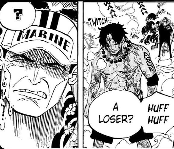 19thHYPOCRITE's tweet image. #ONEPIECE1169
Ace fans always looking for other people to blame for this bum's death when he got himself killed.