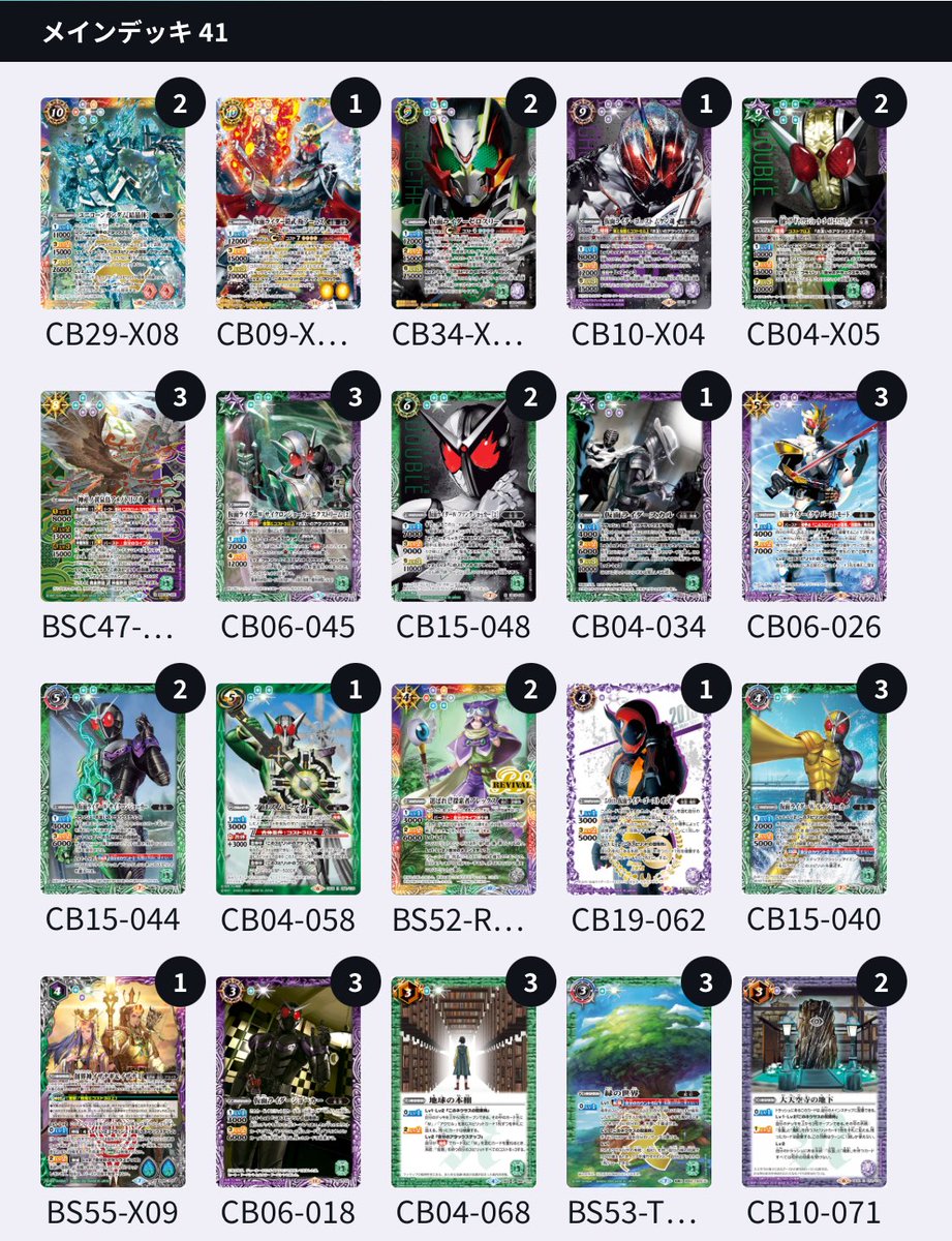 仮面ライダーW GS】 イザイザGSをスカルとW要素に合わせて組んだデッキ