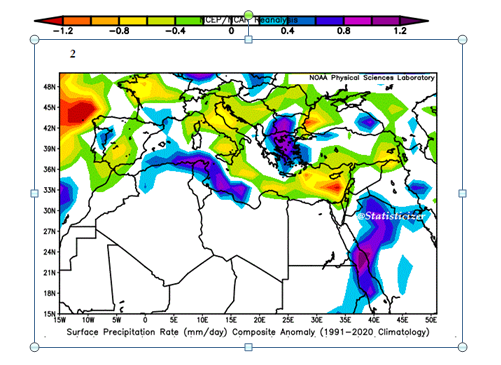 Statisticizer's tweet photo. #جديد و #هام : احتمالية تجدد فرص تشكل حالة عدم استقرار جوي تتسم بالاستمرارية و القوة (  persistent weather)  في الثلث الاخير من الشهر الجاري على سواحل الشام و الجزيرة العربية و سواحل المغرب و دول شمال افريقيا بعضها يتسم بالقوة بين 23 ديسمبر و مطلع يناير . 
 المناطق الموشحة بلون ارجواني 🟪 و ازرق غامق مرجحة لتشكل #السيول في حال ثبتت تلك التوقعات الاحتمالية و هي توقعات مبنية بطرق الذكاء الاصطناعي و لا اشارات واضحة حاليا من نماذج التوقع بالطقس الرقمية المعروفة- GFS and ECWMF- تدعم هذه النشرة بقوة بالوقت الراهن و اعتقد ستعززها بالايام القليلة القادمة عبر تحديثاتها نظرا لتشكل نشاط رطوبة افرواسيوي اشرت له امس  .
 حالات شبه الجزيرة العربية  قد تكون قوية خصوصا شمال و شمال شرق السعودية و غرب ايران و قد تكون اقرب لنهاية الشهر الحالي -ديسمبر -و ممكن تجدد فرص السيول على غرب مملكة المغرب -اشرت لها بالصورة رقم 3 و هذا تنبيه مبدئي . بعض هذه الحالات المطرية يصعب تحريها بنماذج الطقس و الرادارات لذلك بعض تلك السيول قد يكون مفاجئ . 
المناطق المعنية : #المغرب , سواحل #ليبيا و #الجزائر و #تونس , شمال #السعودية و #الكويت , سواحل #سوريا و #لبنان و دواخل فلسطين و الاردن الشمالية , شرق #اسبانيا , #ايران , #العراق . 

يوجد فوارق وقتية بين هذا التحليل و نماذج الطقس بفارق يصل ل 1-3 ايام  تقريبا بتوقيت دخول تلك الحالات و احيانا اقل و احيانا اكثر من ذلك . و الله اعلم 
فضلا نشرها لتصل للناس  . المغرب اول امس ضربته سيول في مدينة اسفي و انتهت بفاجعة -على الاقل 40 قتيل و مفقود بالسيول . 
تم الجزء الاحصائي و البرمجي من قبل السيد محمد الخطيب-مستشار البرمجة و الاحصاء التطبيقي -موقع الهدهد للتحليل الاحصائي و الاستشارات . https://t.co/4PftHqD0mL 
@Statisticizer